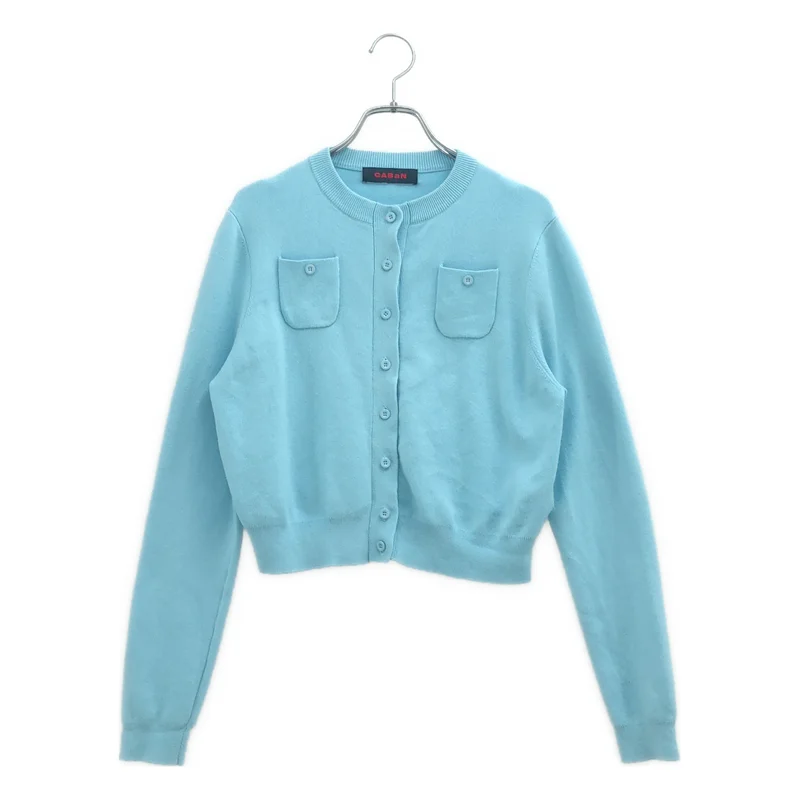 CABaN / キャバン | コットンカシミヤ クルーネック ニットカーディガン | XS | レディース