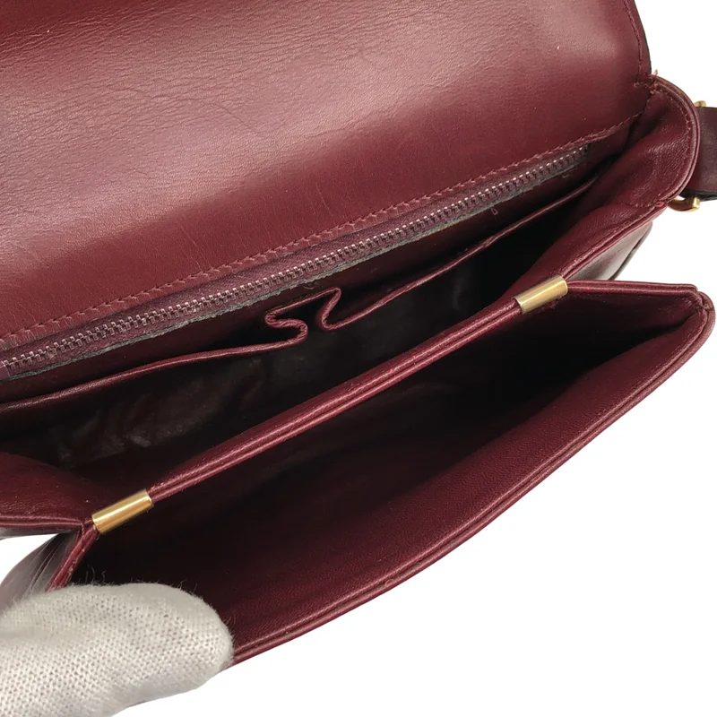 CELINE / セリーヌ | レザー ショルダーバッグ |