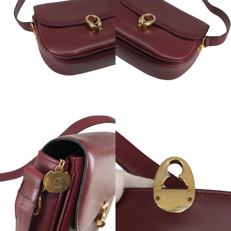 CELINE / セリーヌ | レザー ショルダーバッグ |
