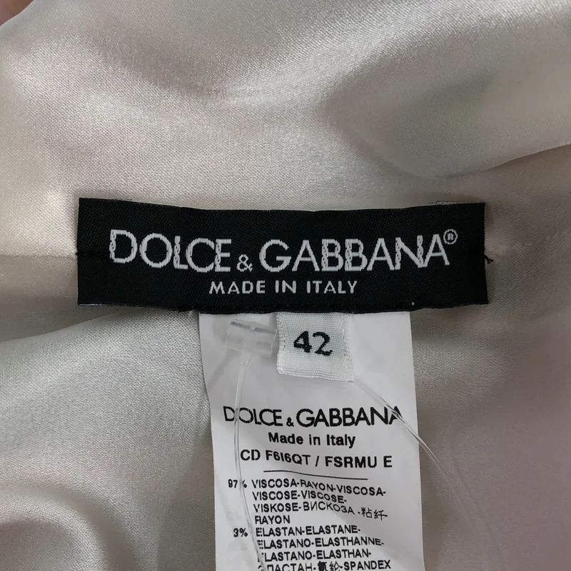 DOLCE＆GABBANA / ドルチェ＆ガッバーナ | カメリアプリント ミディドレス | 42 | レディース