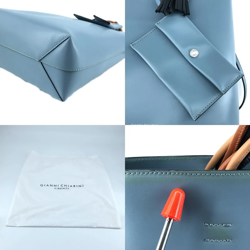 GIANNI CHIARINI / ジャンニキャリーニ | 2way レザー トート ショルダーバッグ |