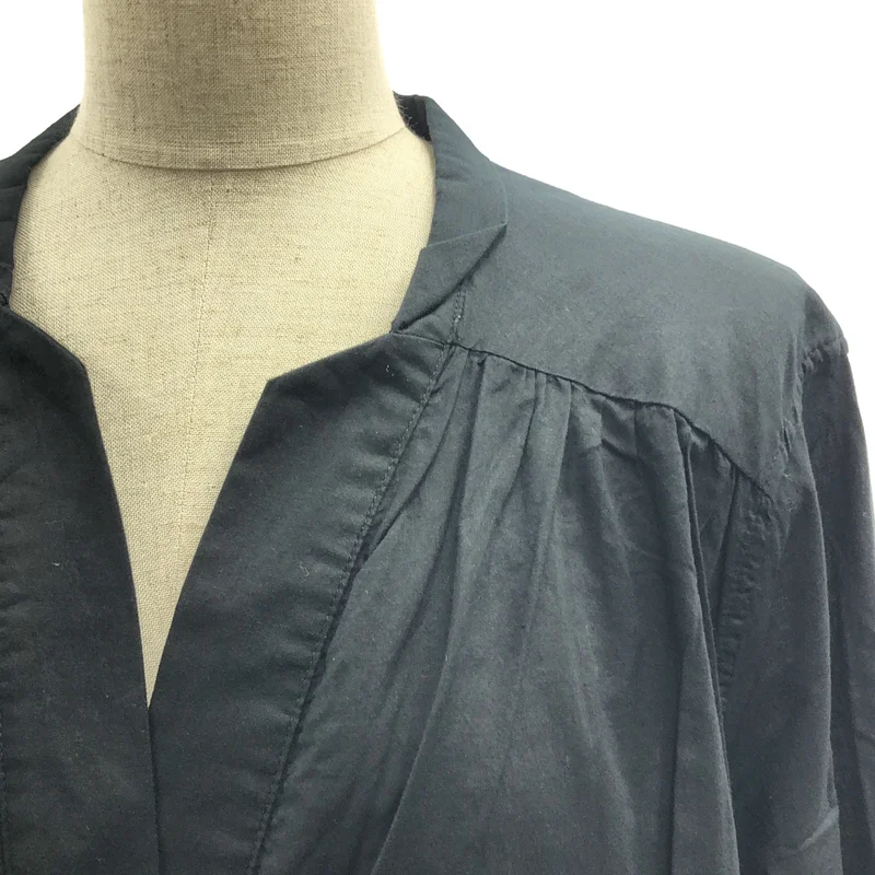 ANN DEMEULEMEESTER / アンドゥムルメステール | コットン プルオーバー ロングシャツ | 38 | レディース