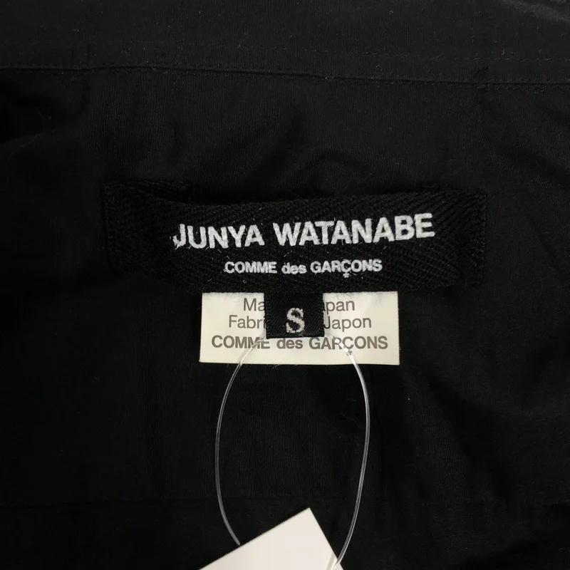 JUNYA WATANABE COMME des GARCONS / ジュンヤワタナベ | 2017AW | 異素材 切替 総柄 パッチワーク オーバーシルエット シャツ | S | レディース
