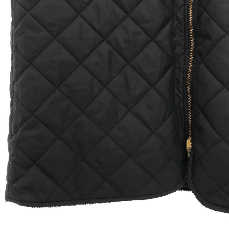 Barbour / バブアー | JOURNAL STANDARD relume 別注 / ファー キルティング ロングベスト ライナー | 36 | レディース