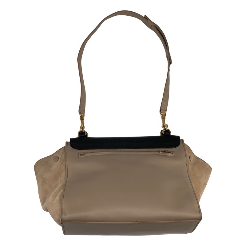 CELINE / セリーヌ | トラペーズ  ミディアム レザー バイカラー 2WAY ハンドバッグ |