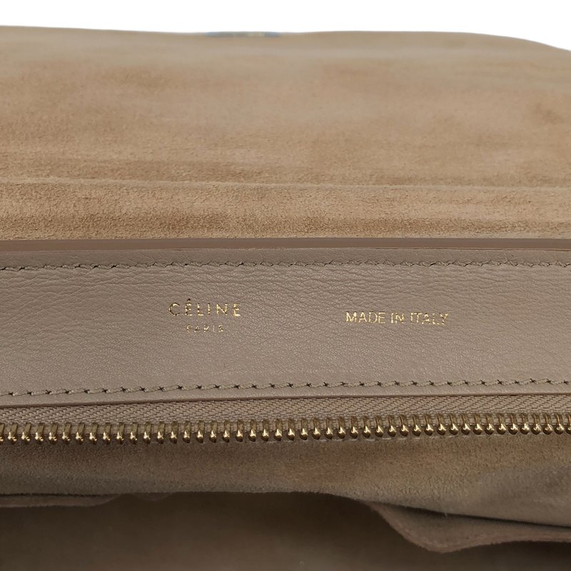 CELINE / セリーヌ | トラペーズ  ミディアム レザー バイカラー 2WAY ハンドバッグ |