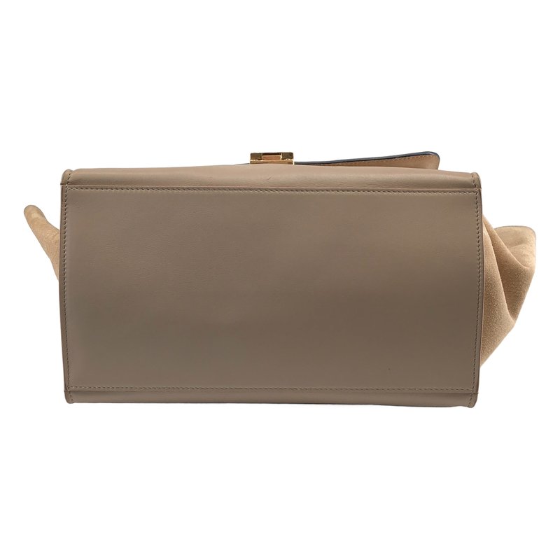 CELINE / セリーヌ | トラペーズ  ミディアム レザー バイカラー 2WAY ハンドバッグ |