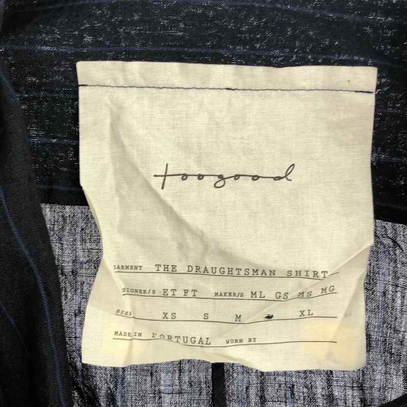 TOOGOOD / トゥーグッド | 2025SS | THE DRAUGHTSMAN SHIRT BUTCHER STRIPE / ザ ドラフトマンシャツ ブッチャーストライプ | L | メンズ