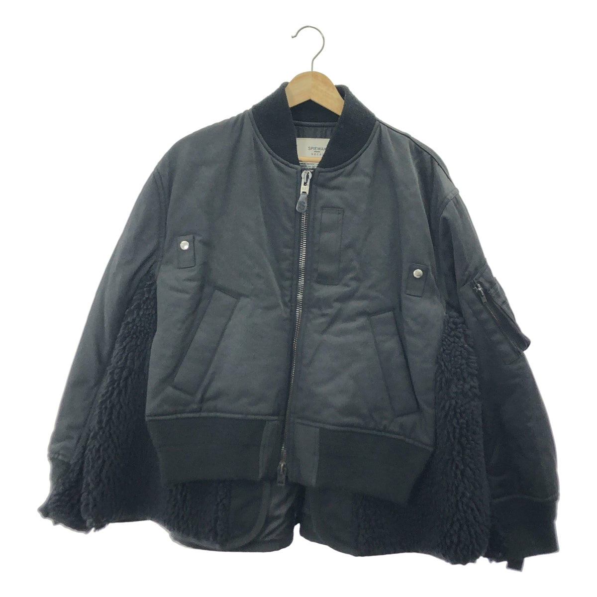 SacaiサカイMA-1切り換えクロップドスリーブブルゾン ジャケット パーカー sacai / サカイ | 2024AW | ×SPIEWAK スピワック / MA-1 Blouson