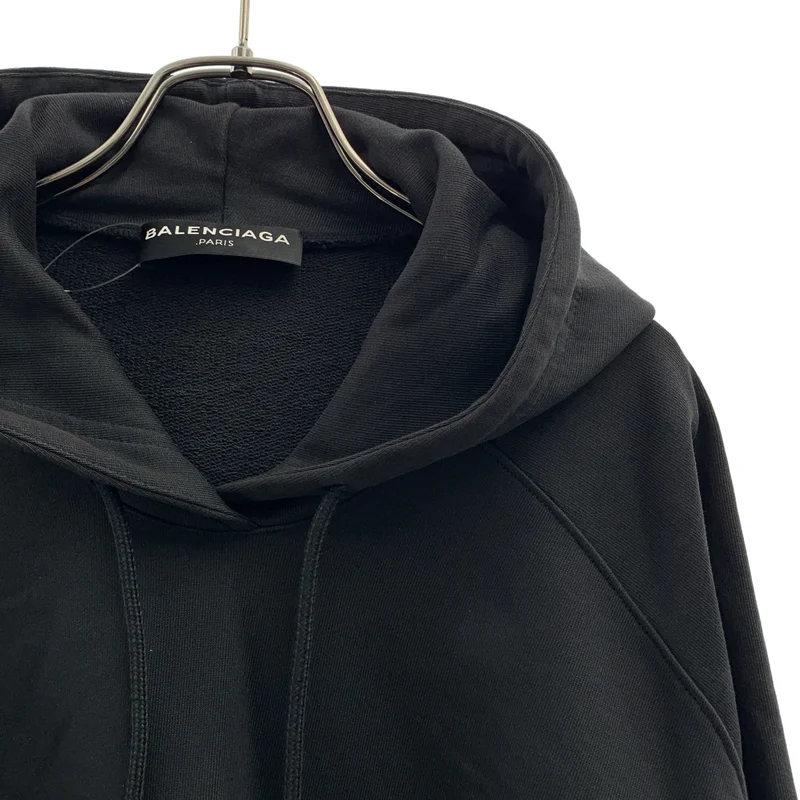 BALENCIAGA / バレンシアガ | Tuck in Hoodie / 袖ロゴ プルオーバー スウェット トレーナー | L | メンズ