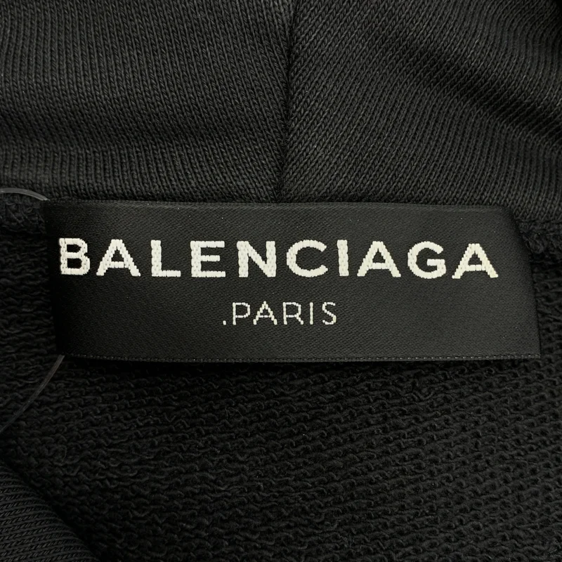 BALENCIAGA / バレンシアガ | Tuck in Hoodie / 袖ロゴ プルオーバー スウェット トレーナー | L | メンズ
