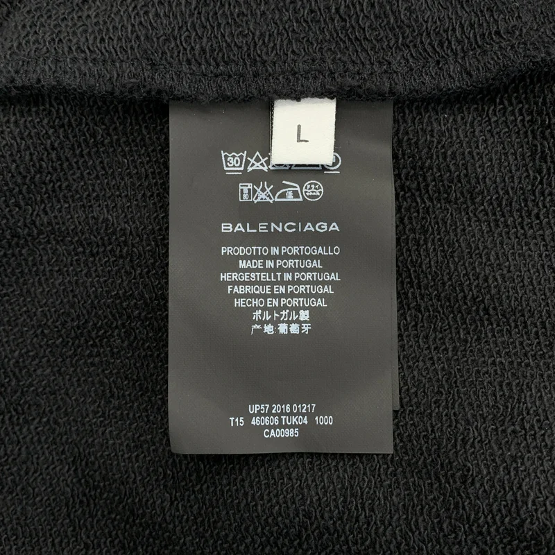 BALENCIAGA / バレンシアガ | Tuck in Hoodie / 袖ロゴ プルオーバー スウェット トレーナー | L | メンズ