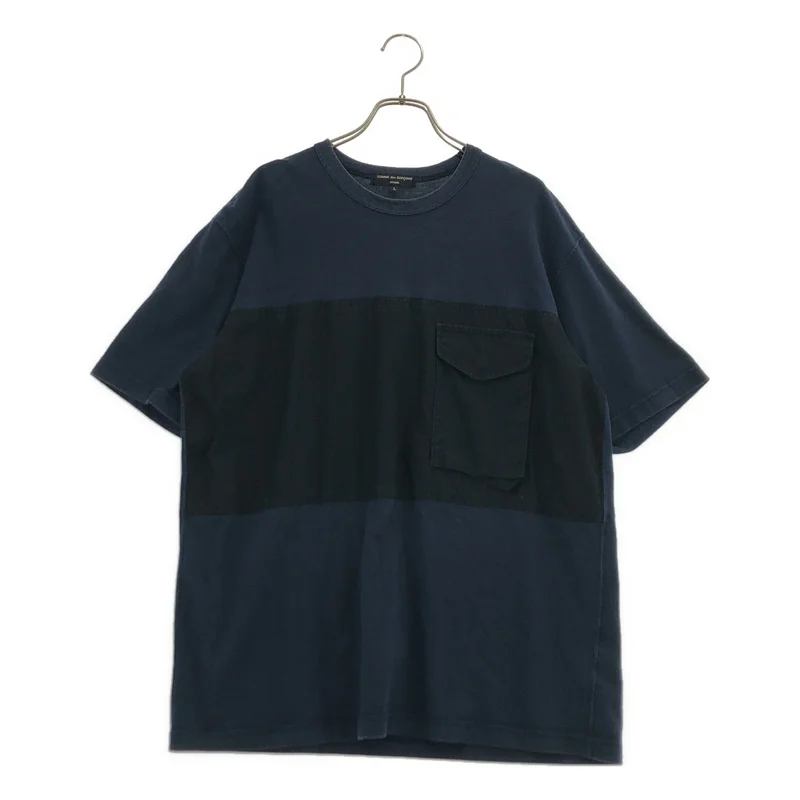 COMME des GARCONS HOMME / コムデギャルソンオム | 2019SS | コットン 切り替え クルーネックTシャツ | L | メンズ