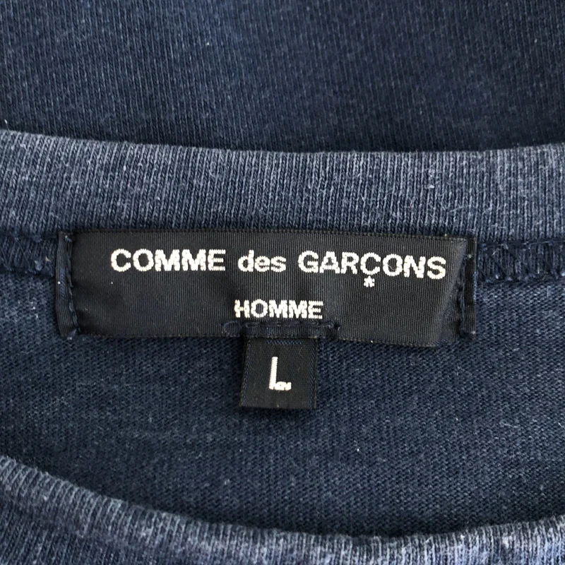 COMME des GARCONS HOMME / コムデギャルソンオム | 2019SS | コットン 切り替え クルーネックTシャツ | L | メンズ