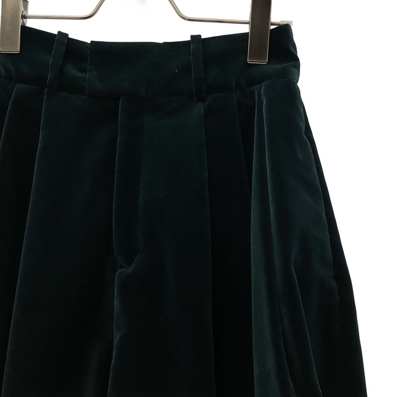 TENNE HANDCRAFTED MODERN / テンハンドクラフテッドモダン | ベルベット 3タック バルーンパンツ | 2 | レディース