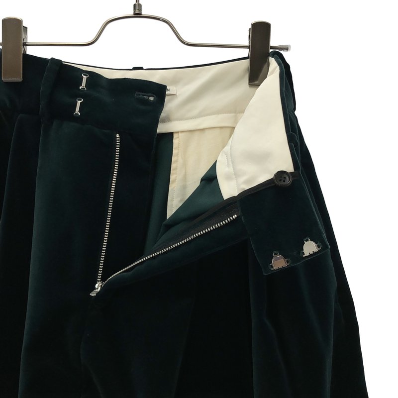 TENNE HANDCRAFTED MODERN / テンハンドクラフテッドモダン | ベルベット 3タック バルーンパンツ | 2 | レディース