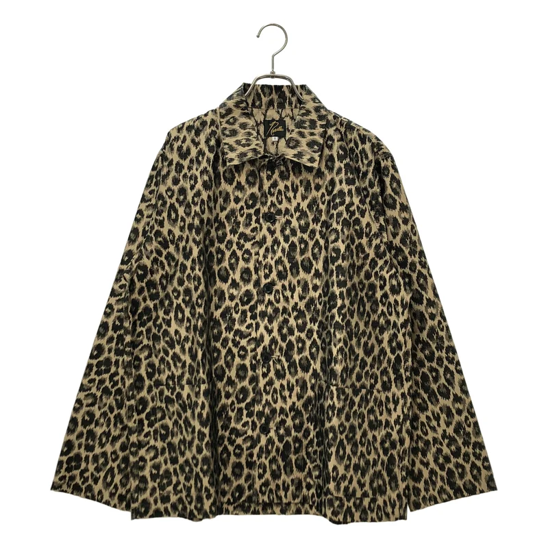 Needles / ニードルス | L/S Cabana Shirt - PE/C/N Leopard Jq. カバナシャツ | S | メンズ