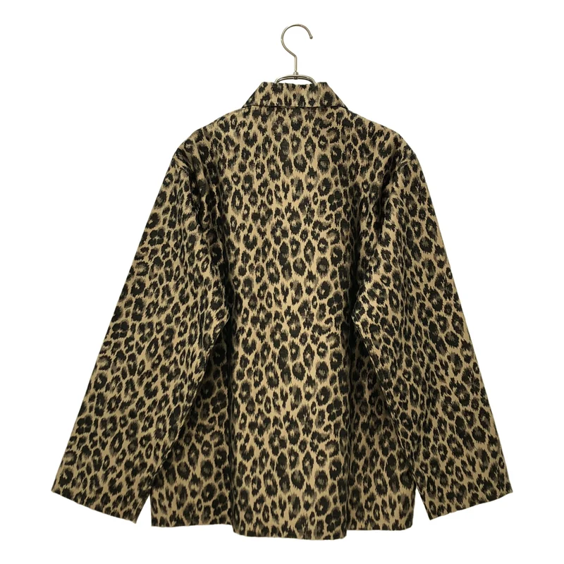 Needles / ニードルス | L/S Cabana Shirt - PE/C/N Leopard Jq. カバナシャツ | S | メンズ