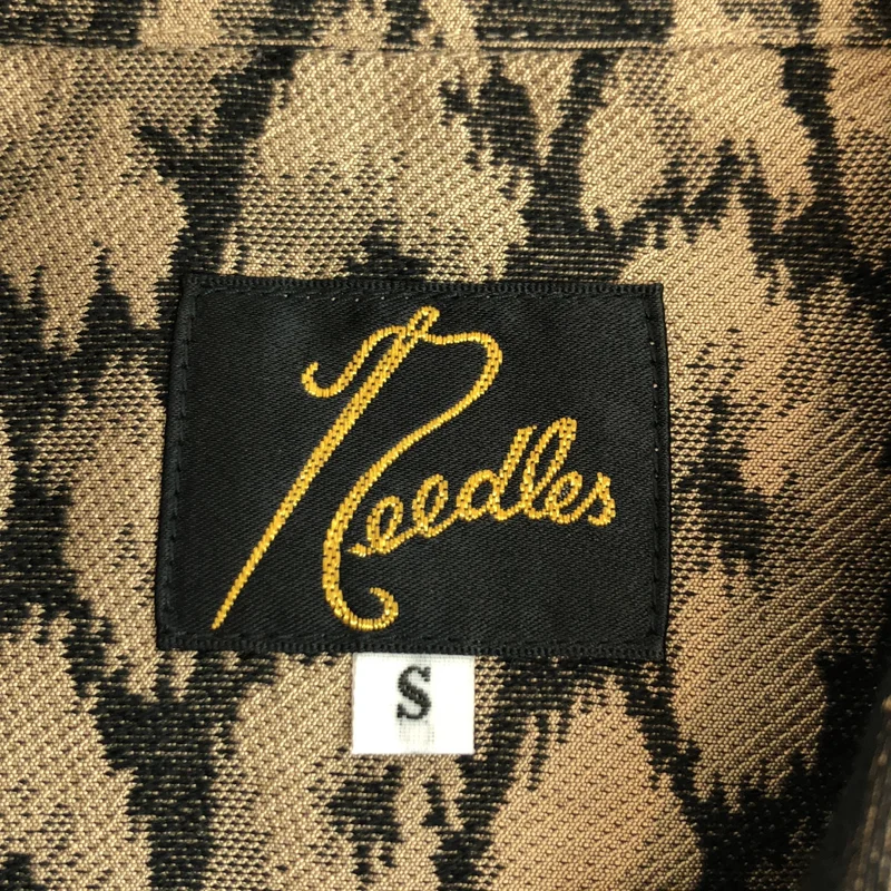 Needles / ニードルス | L/S Cabana Shirt - PE/C/N Leopard Jq. カバナシャツ | S | メンズ