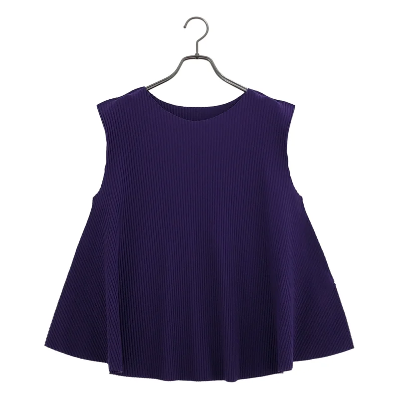 me ISSEY MIYAKE / ミーイッセイミヤケ | SWING PLEATS ノースリーブトップス MI54KR971 |