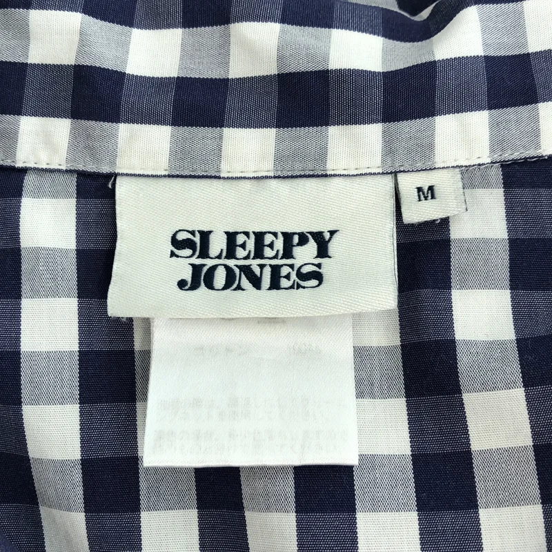 SLEEPY JONES / スリーピージョーンズ | コットン チェック パジャマシャツ | M | レディース