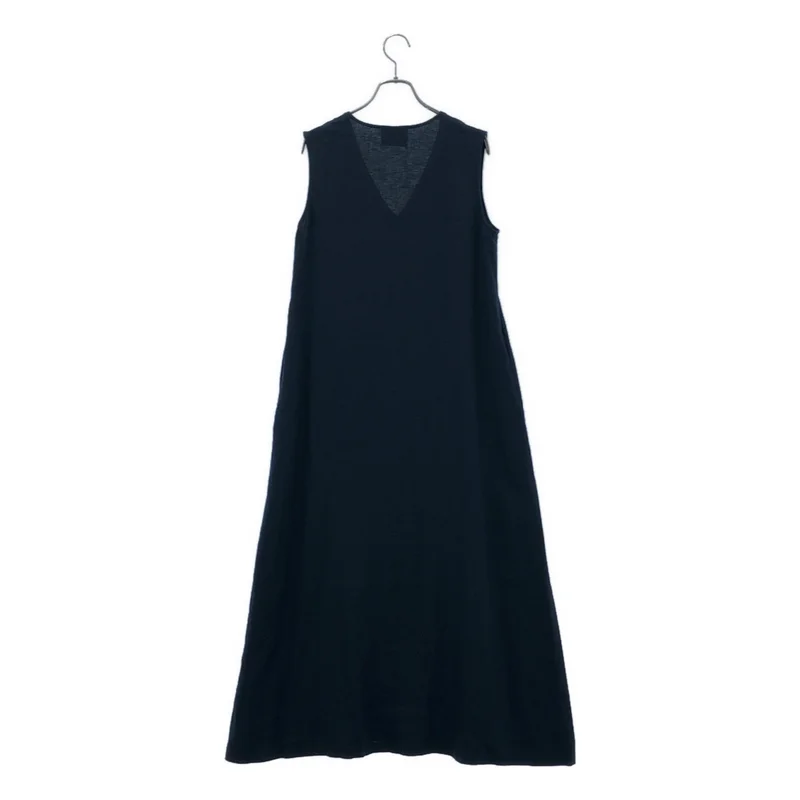 Herlipto / ハーリップトゥ | Marylebone / メリルボーン / リネン Vネック ノースリーブワンピース | M | レディース