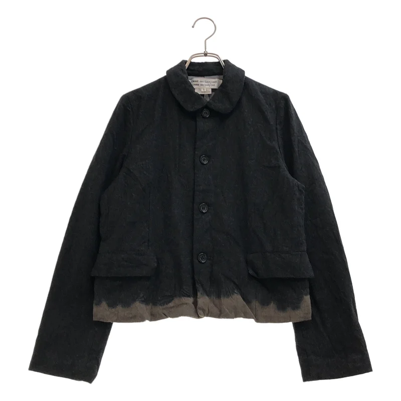 COMME des GARCONS COMME des GARCONS / コムコム | 2008AW | 脱色 ラウンドカラー ジャケット RB-J021 | S | レディース