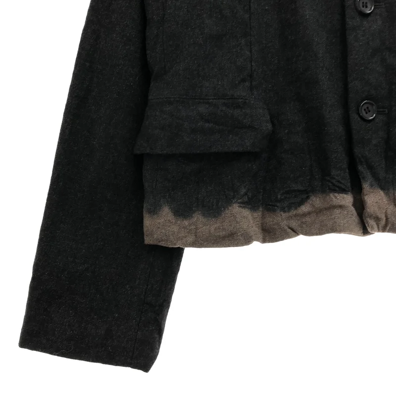 COMME des GARCONS COMME des GARCONS / コムコム | 2008AW | 脱色 ラウンドカラー ジャケット RB-J021 | S | レディース