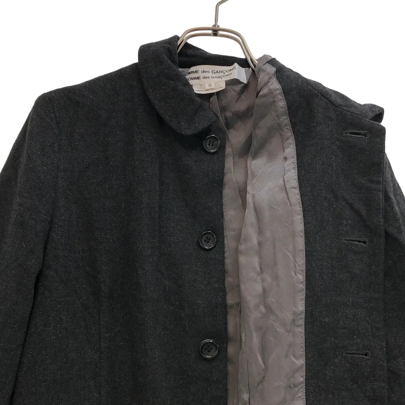 COMME des GARCONS COMME des GARCONS / コムコム | 2008AW | 脱色 ラウンドカラー ジャケット RB-J021 | S | レディース