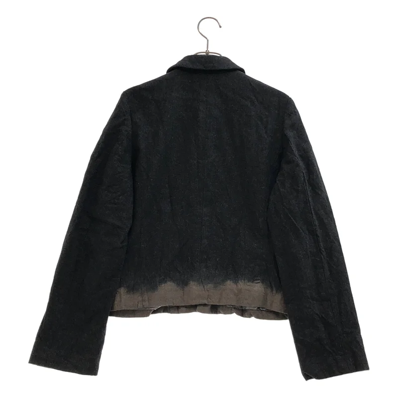 COMME des GARCONS COMME des GARCONS / コムコム | 2008AW | 脱色 ラウンドカラー ジャケット RB-J021 | S | レディース
