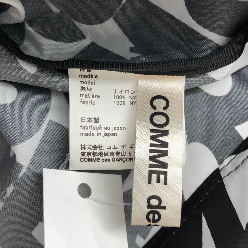 COMME des GARCONS / コムデギャルソン | ナイロン ロゴ 総柄 双子