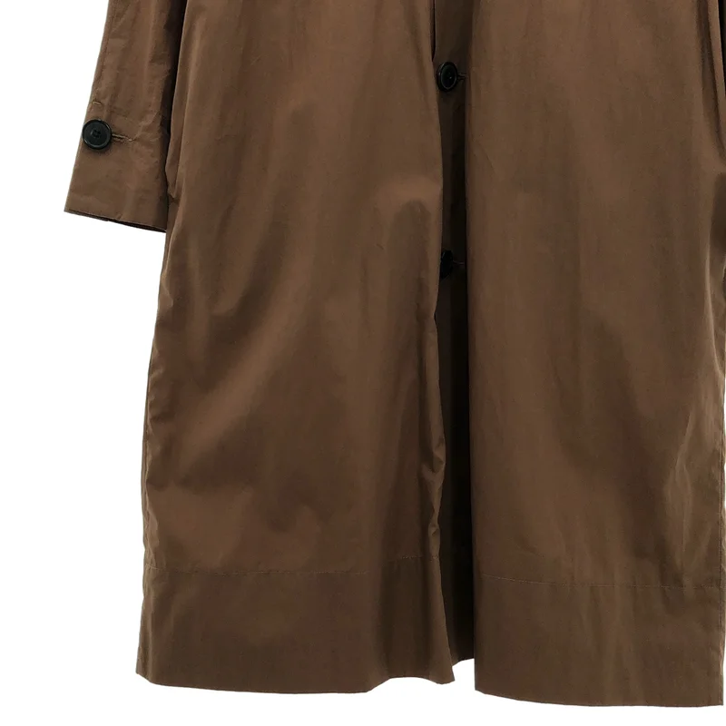 STEPHAN SCHNEIDER / ステファンシュナイダー | コットン ステンカラーロングコート | 1 | レディース