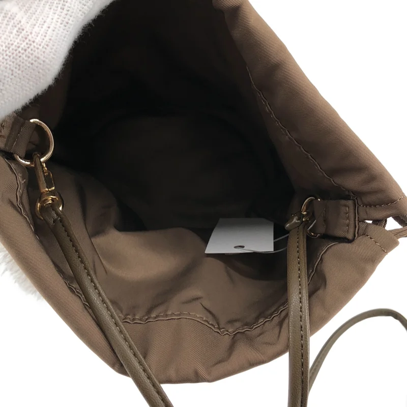 Drawer / ドゥロワー | ノベルティ ファー付き 巾着 2way ショルダーバッグ |