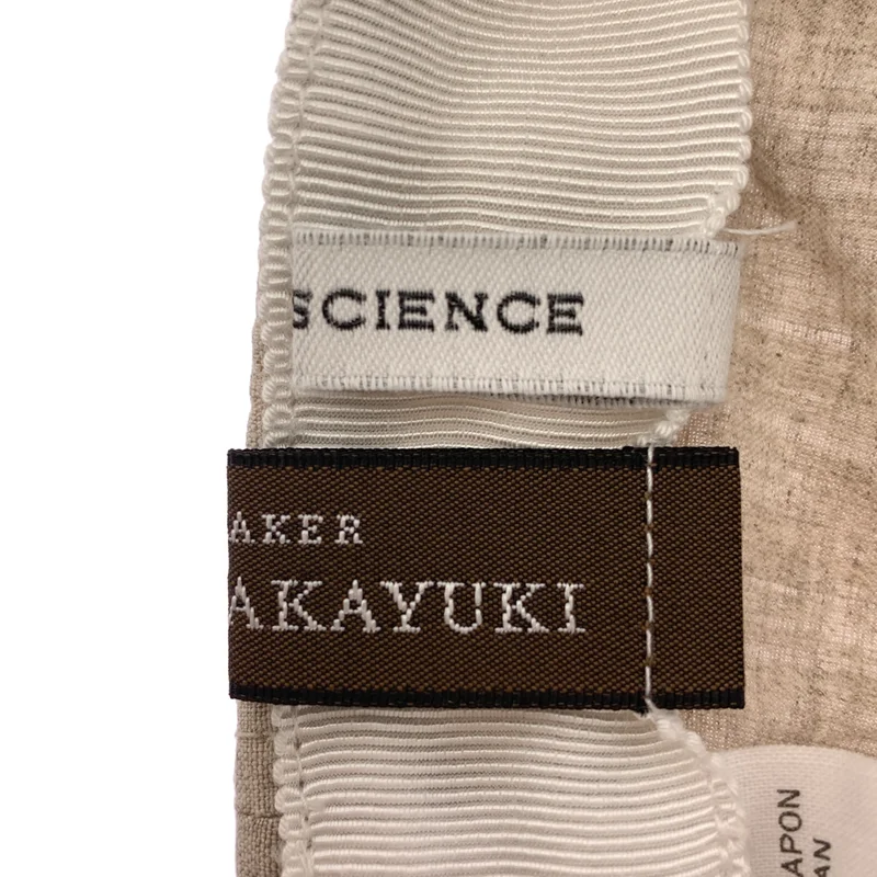 KIJIMA TAKAYUKI / キジマタカユキ | × ARTS&SCIENCE / リネン 6パネル キャップ | 3 | その他