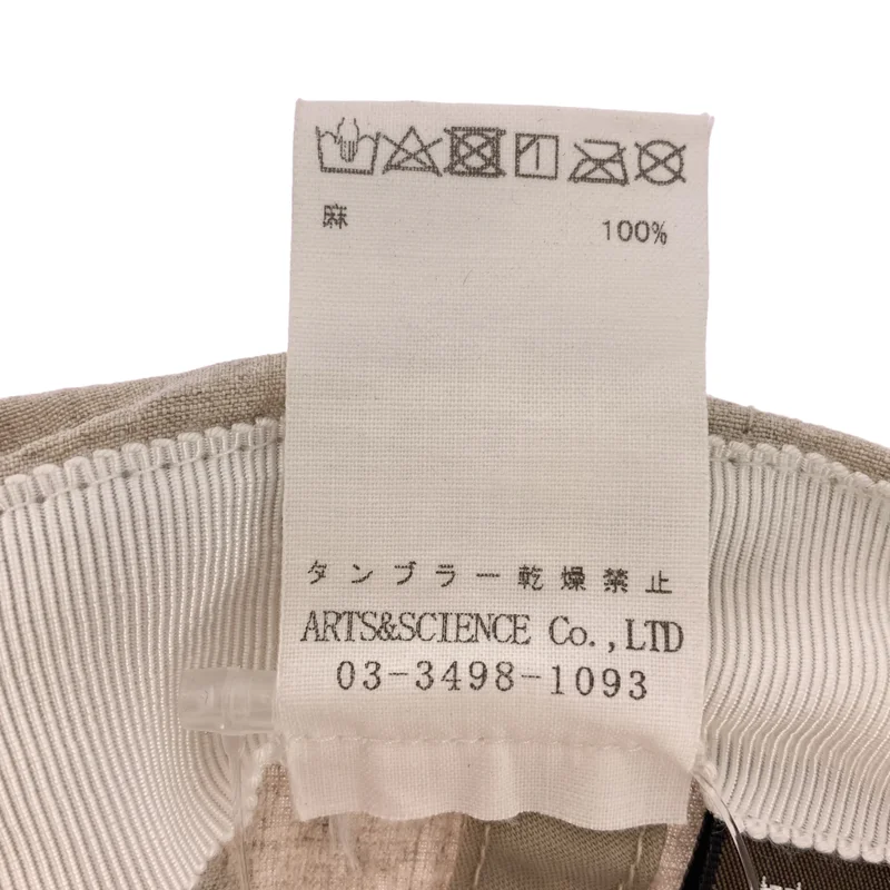 KIJIMA TAKAYUKI / キジマタカユキ | × ARTS&SCIENCE / リネン 6パネル キャップ | 3 | その他