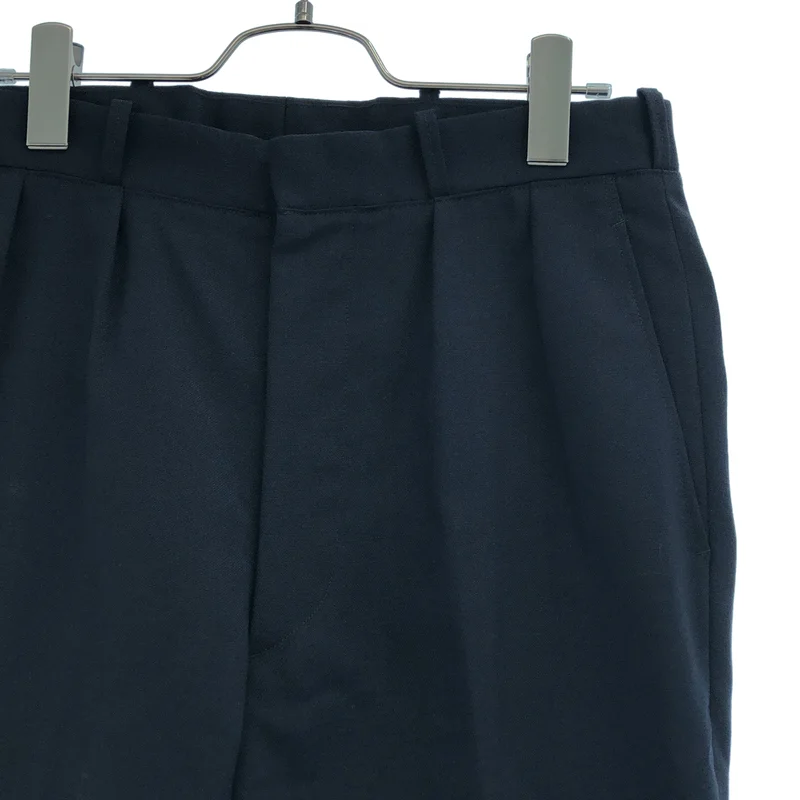 HEUGN / ユーゲン | TROUSER 014 Freddie / ウール 2タック テーパードパンツ | 1 | メンズ