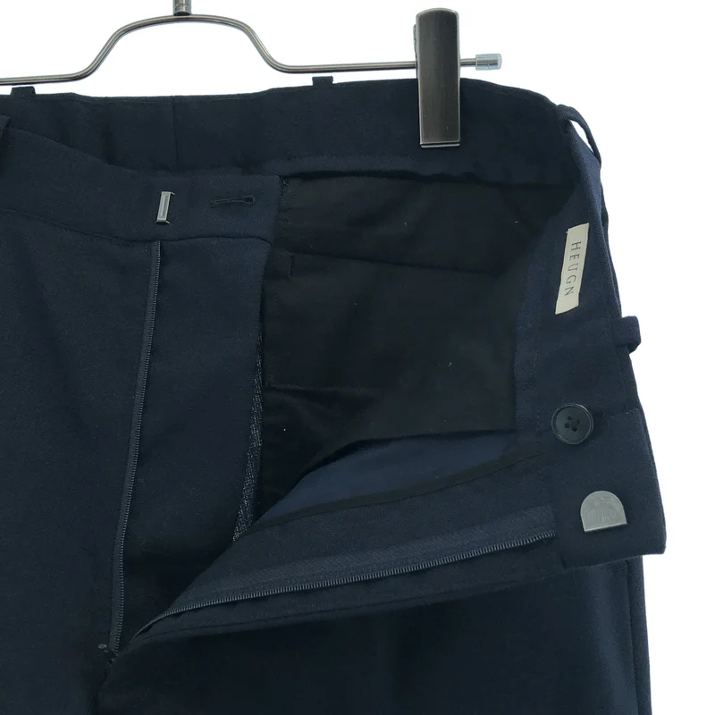 HEUGN / ユーゲン | TROUSER 014 Freddie / ウール 2タック テーパードパンツ | 1 | メンズ