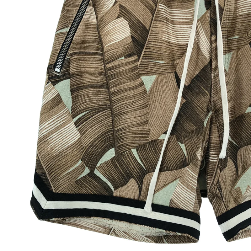 FEAR OF GOD / フィアオブゴッド | 2017SS | × JUNGLE GURL / 5th ボタニカルプリント メッシュショートパンツ | L | メンズ