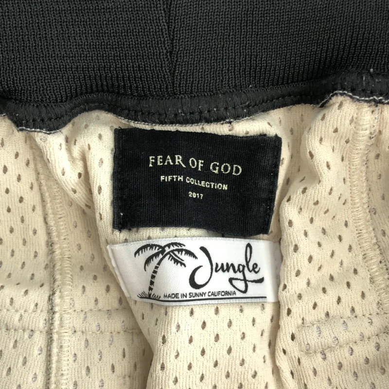 FEAR OF GOD / フィアオブゴッド | 2017SS | × JUNGLE GURL / 5th ボタニカルプリント メッシュショートパンツ | L | メンズ