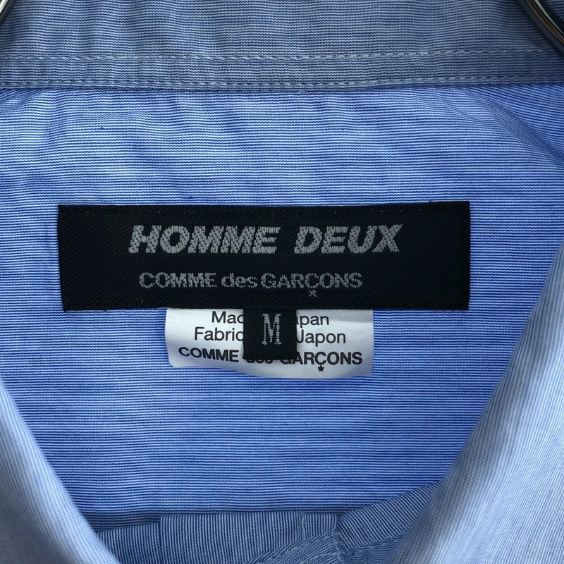 COMME des GARCONS HOMME DEUX / コムデギャルソンオムドゥ | 2021AW | コットン チェック ストライプ  パッチワークシャツ | M | メンズ