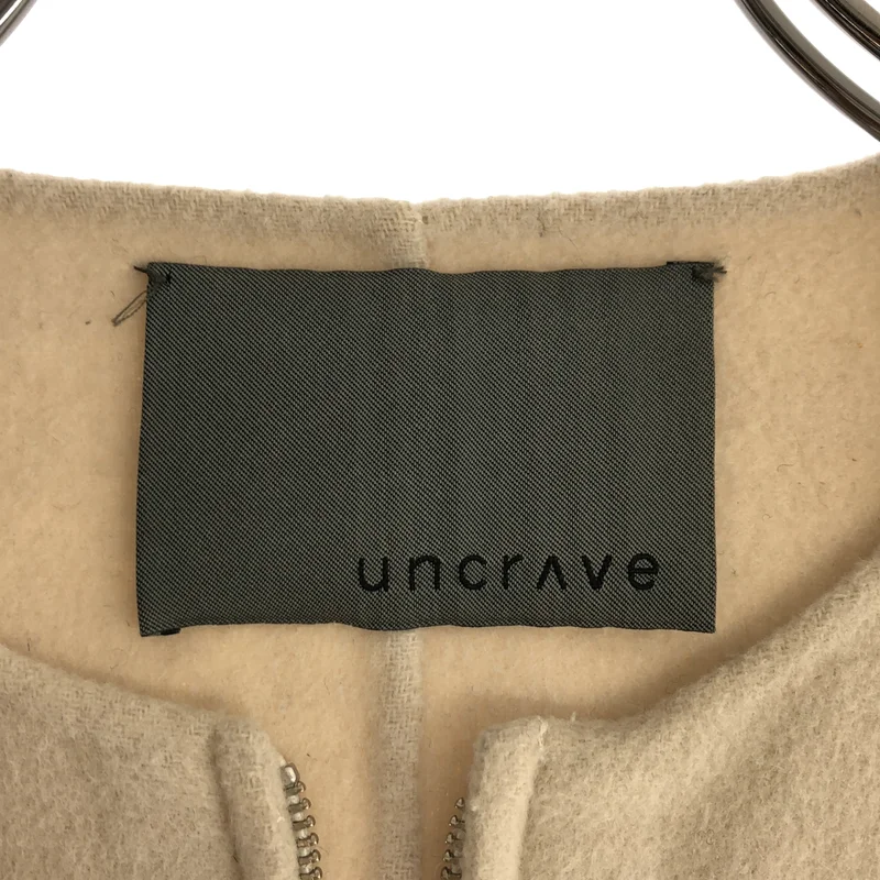 uncrave / アンクレイヴ | ウール ノーカラージャケット | 2 | レディース