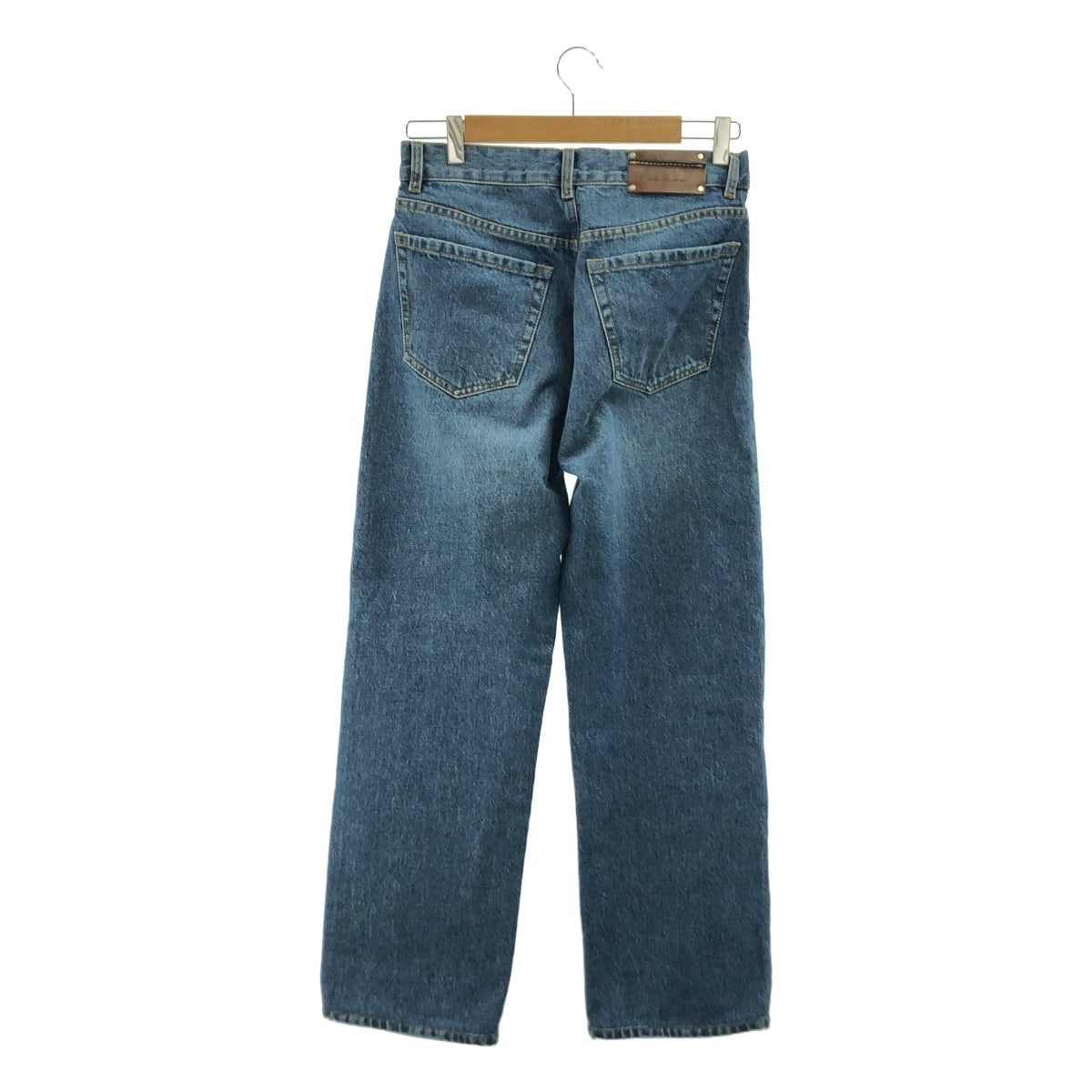 希少☆DRIES VAN NOTEN☆ドリスヴァンノッテン☆デニム☆革パッチ DRIES VAN NOTEN / ドリスヴァンノッテン | レザーパッチ デニム