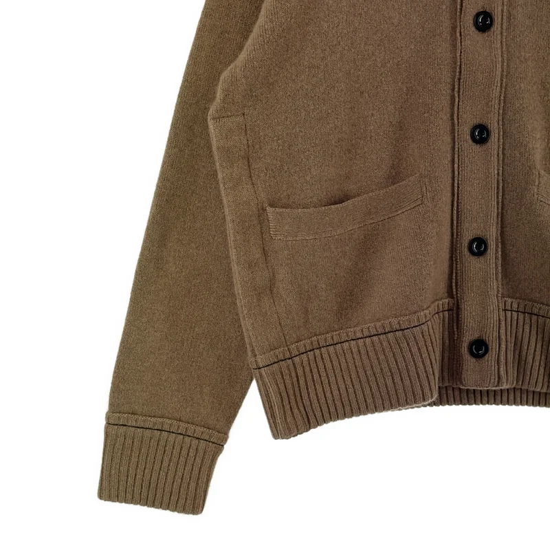 sacai / サカイ | S Studs Cashmere Knit Cardigan Vネック カーディガン | 1 | メンズ