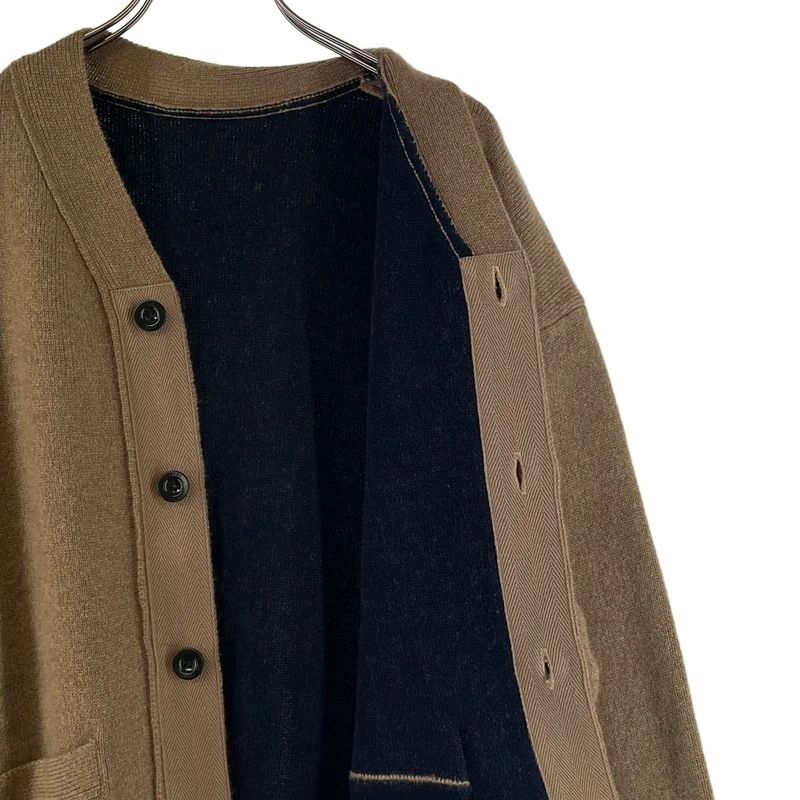 sacai / サカイ | S Studs Cashmere Knit Cardigan Vネック カーディガン | 1 | メンズ