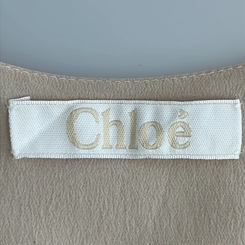 Chloe / クロエ | Vネック プルオーバーブラウス シャツ | 34 | レディース