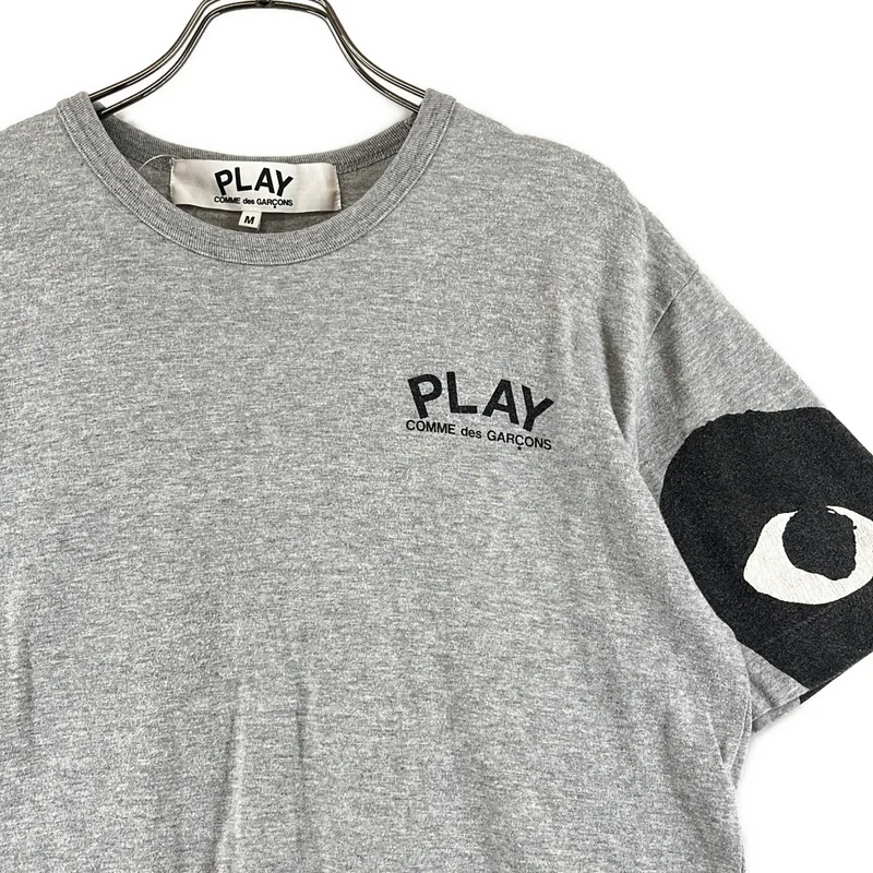 PLAY COMME des GARCONS / プレイコムデギャルソン | ロゴプリント Tシャツ | M | メンズ