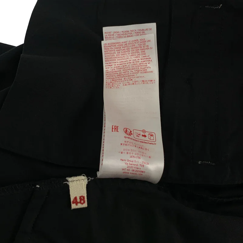 MARNI / マルニ | コットンギャバジンシャーリング1Pテーパードパンツ | 48 | メンズ
