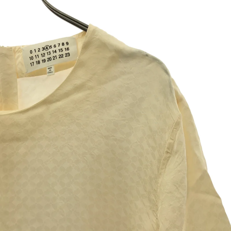 Maison Martin Margiela / メゾンマルタンマルジェラ | 2015AW | レーヨン 切替 ストライプ ブラウス | 46 | レディース