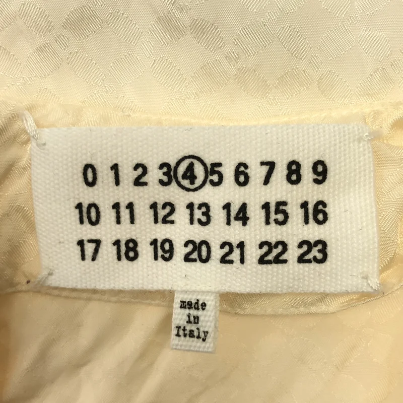 Maison Martin Margiela / メゾンマルタンマルジェラ | 2015AW | レーヨン 切替 ストライプ ブラウス | 46 | レディース
