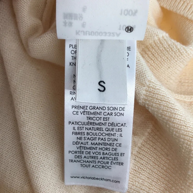 VICTORIA BECKHAM / ヴィクトリアベッカム | ウール バンビ ハイネックニット | S | レディース